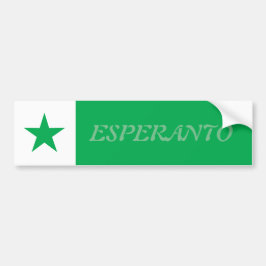 Pegatina Para Coche Esperanto