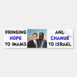Pegatina Para Coche Esperanza a los imanes, cambio a Israel