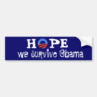 Pegatina Para Coche Esperanza sobrevivimos a Obama