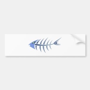 Pegatina Para Coche Espinitas pez de fishbones