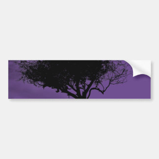 Pegatina Para Coche Espino de Glastonbury. Árbol en la colina.