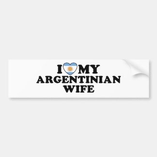 Pegatina Para Coche Esposa argentina