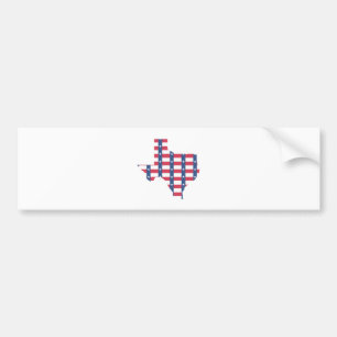 Pegatina Para Coche Esquema de la bandera de Tejas
