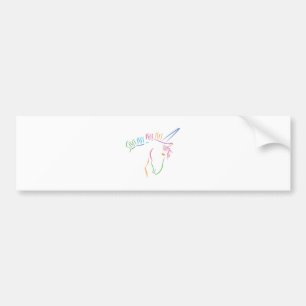 Pegatina Para Coche Esquema del unicornio