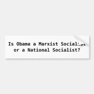 Pegatina Para Coche Está Obama al Socialistor marxista un Socia