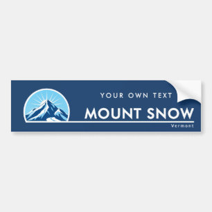 Pegatina Para Coche Estación de esquí de montaña Mount Snow Vermont