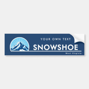 Pegatina Para Coche Estación de esquí de montaña Snowshoe West Virgini