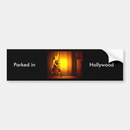 Pegatina Para Coche Estacionado en Hollywood Bumpersticker