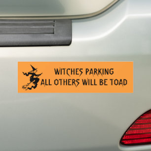 Pegatina Para Coche Estacionamiento de las brujas