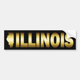 PEGATINA PARA COCHE ESTADO DE ILLINOIS