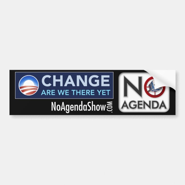 Pegatina Para Coche ¿Estamos allí todavía? (Frente)