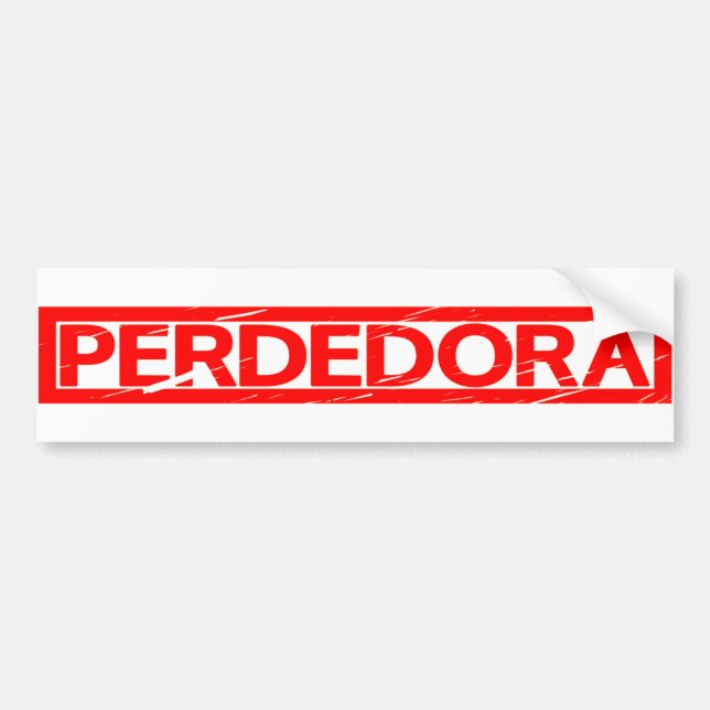 Pegatina Para Coche Estampación de Perdedora (Frente)