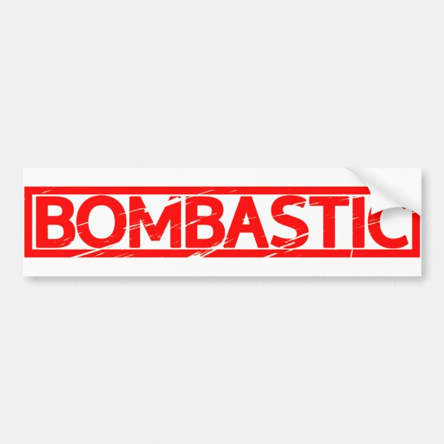 Pegatina Para Coche Estampado de bomba (Frente)