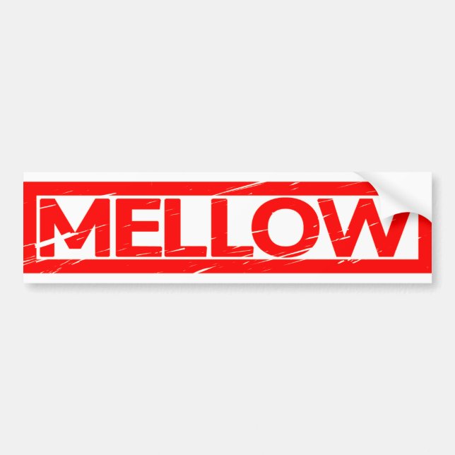 Pegatina Para Coche Estampado de Mellow (Frente)