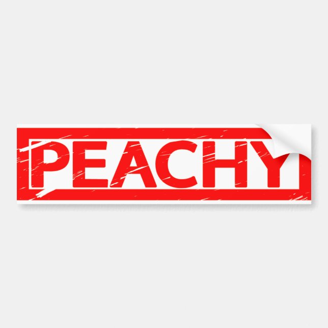 Pegatina Para Coche Estampado de Peachy (Frente)