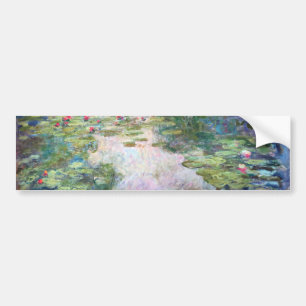 Pegatina Para Coche Estanque de Nenúfares en Giverny, Claude Monet