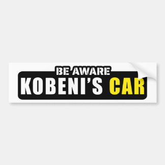 Pegatina Para Coche estar al tanto del coche de kobeni