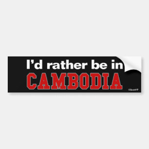 Pegatina Para Coche Estaría bastante en Camboya