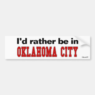 Pegatina Para Coche Estaría bastante en el Oklahoma City