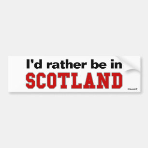 Pegatina Para Coche Estaría bastante en Escocia
