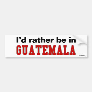 Pegatina Para Coche Estaría bastante en Guatemala