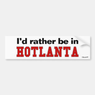 Pegatina Para Coche Estaría bastante en Hotlanta