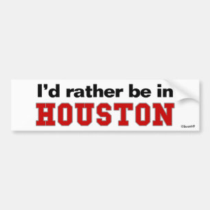 Pegatina Para Coche Estaría bastante en Houston
