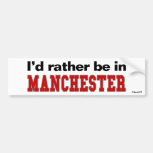 Pegatina Para Coche Estaría bastante en Manchester