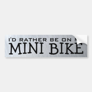 Pegatina Para Coche Estaría bastante en mi mini bici