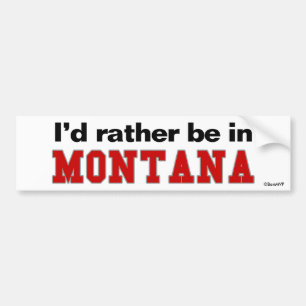 Pegatina Para Coche Estaría bastante en Montana