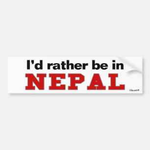 Pegatina Para Coche Estaría bastante en Nepal