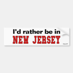 Pegatina Para Coche Estaría bastante en New Jersey