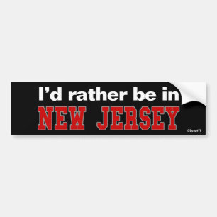 Pegatina Para Coche Estaría bastante en New Jersey