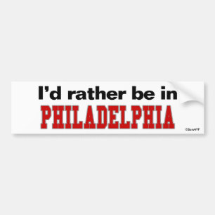 Pegatina Para Coche Estaría bastante en Philadelphia