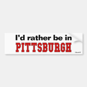 Pegatina Para Coche Estaría bastante en Pittsburgh