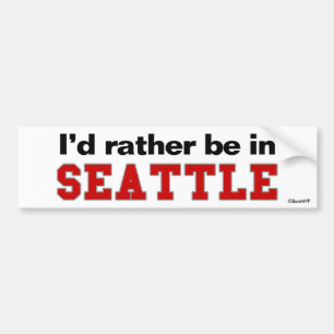 Pegatina Para Coche Estaría bastante en Seattle