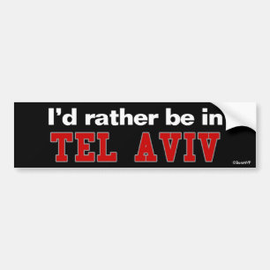 Pegatina Para Coche Estaría bastante en Tel Aviv