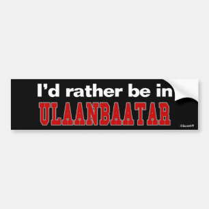 Pegatina Para Coche Estaría bastante en Ulaanbaatar