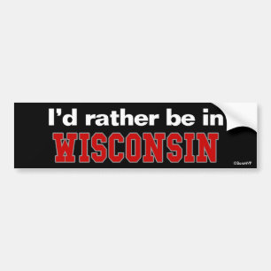 Pegatina Para Coche Estaría bastante en Wisconsin