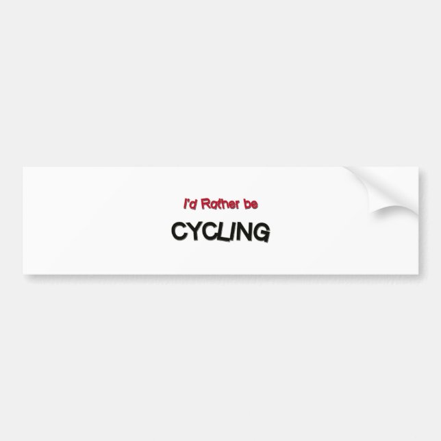 Pegatina Para Coche Estaría completando un ciclo bastante (Frente)