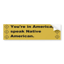 Estás en Estados Unidos, habla nativo americano