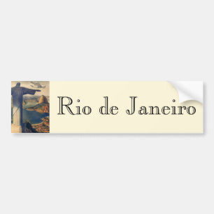 Pegatina Para Coche Estatua de Cristo Redentor, Río de Janeiro, Brasil