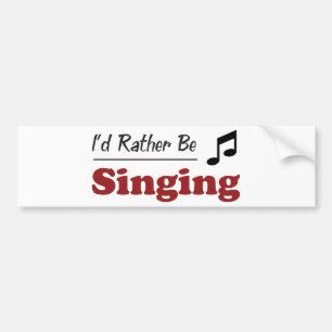 Pegatina Para Coche Esté cantando bastante