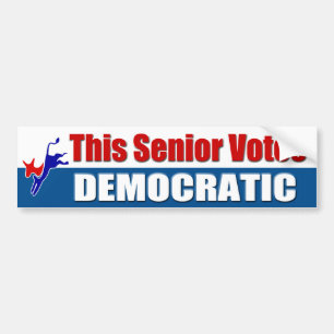 Pegatina Para Coche Este mayor vota Democratic