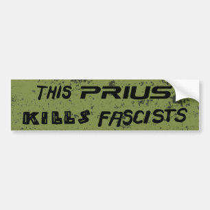Pegatina Para Coche Este Prius mata a fascistas