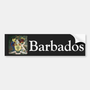 Pegatina Para Coche Estilizado Barbados COA