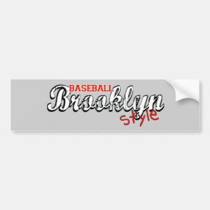 Pegatina Para Coche Estilo Brooklyn de béisbol