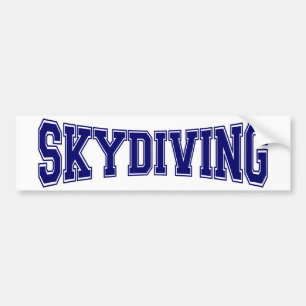 Pegatina Para Coche Estilo de la universidad de Skydiving