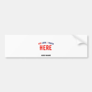 PEGATINA PARA COCHE ESTILOSO MODERNO PERSONALIZABLE BLANCO VERIFICADO