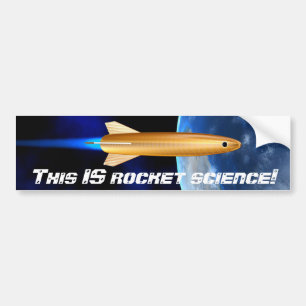 Pegatina Para Coche ¡Esto es ciencia de cohetes!